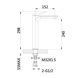 Смеситель для раковины Qtap Presto высокий QTPRE269CRW45577 Chrome/White