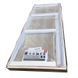 Двері у нішу розсувні KOER SR SD05-140x200-TR-01 прозоре скло EASY CLEAN 6мм хром (KR5406)