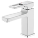 фото Змішувач для умивальника MIXXUS PREMIUM DANTE 001 NUT WHITE-CHROME (Колір білий/матовий хром) (MI6792)