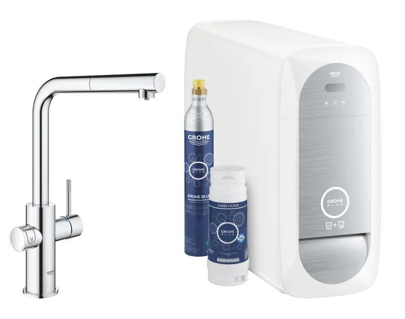 фото Система фильтров для питьевой воды со смесителем Grohe Blue Home Connected (31539000)