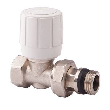 фотографія Кран радіаторний Icma 3/4" 28х1,5 з антипротіканням прямий №975