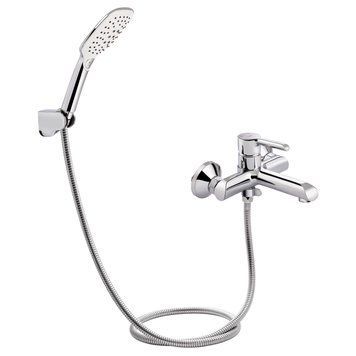 фотографія Змішувач для ванни Qtap Grand (з душовим гарнітуром) QTGRACRM006 Chrome