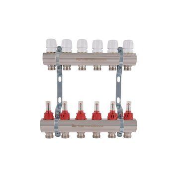 фото Коллектор с расходомерами Thermo Alliance Standart 1" 6 выходов SD235W6