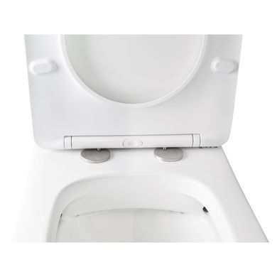 фото Унитаз-компакт Qtap Stork/Swan безободковый с сиденьем Soft-close QT15222179W