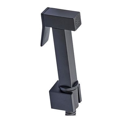 фотографія Змішувач для гігієнічного душу Haiba Kubus 002 (Inner) Black (HB3952)