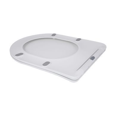 фотографія Унітаз підлоговий Qtap Grand Ultra Quiet безобідковий з сидінням Soft-close WHITE QT26228301W
