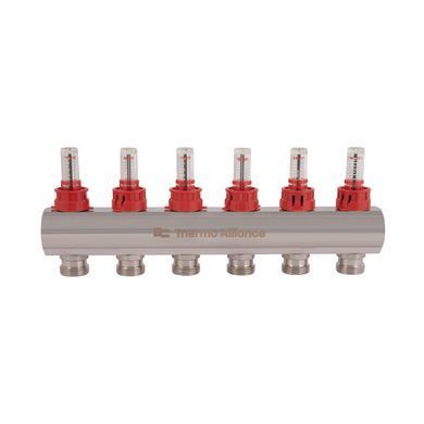 фото Коллектор с расходомерами Thermo Alliance Standart 1" 6 выходов SD235W6