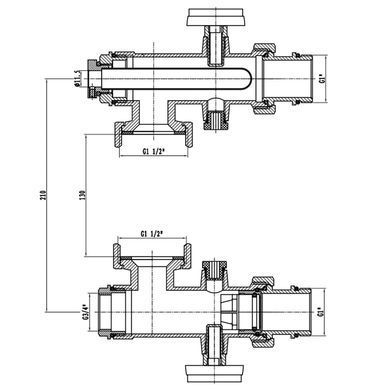 фотографія Конектор для колектора SD Forte 1" SF005W25