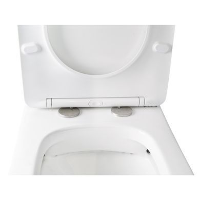 фото Унитаз-компакт Qtap Stork/Swan безободковый с сиденьем Soft-close QT15222179W