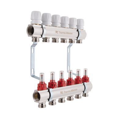 фото Коллектор с расходомерами Thermo Alliance Standart 1" 6 выходов SD235W6