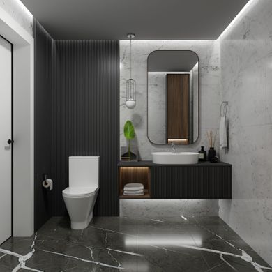 фото TREND умивальник на стільницю 610х450 мм