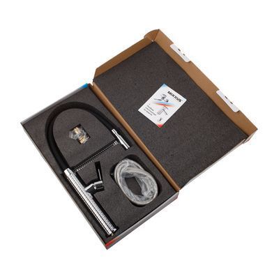 фото Змішувач для кухні Mixxus Premium Oliwer 017 REFL.BLACK (MI6965)