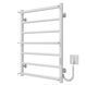 Рушникосушарка електрична Ladder П7 500х700 Deffi нержавіюча сталь (Білий, WD03, Праве підключення)
