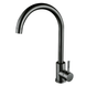фото Змішувач для кухні Zerix LUX-011 Graphite з нерж. сталі SUS304 (колір графіт) (ZX4869)
