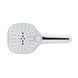 Лейка для ручного душа Qtap Rucni 120х120 мм прямоугольная QTRUCA120N3KCC Chrome