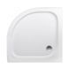 Душова кабіна Lidz Latwa SC90x90.SAT.LOW.FR, скло Frost 4 мм + Lidz Душовий піддон KAPIELKA ST90x90x14