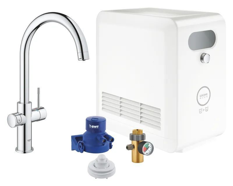 фото Система фильтров для питьевой воды со смесителем Grohe Blue Pro Connected (31323002)