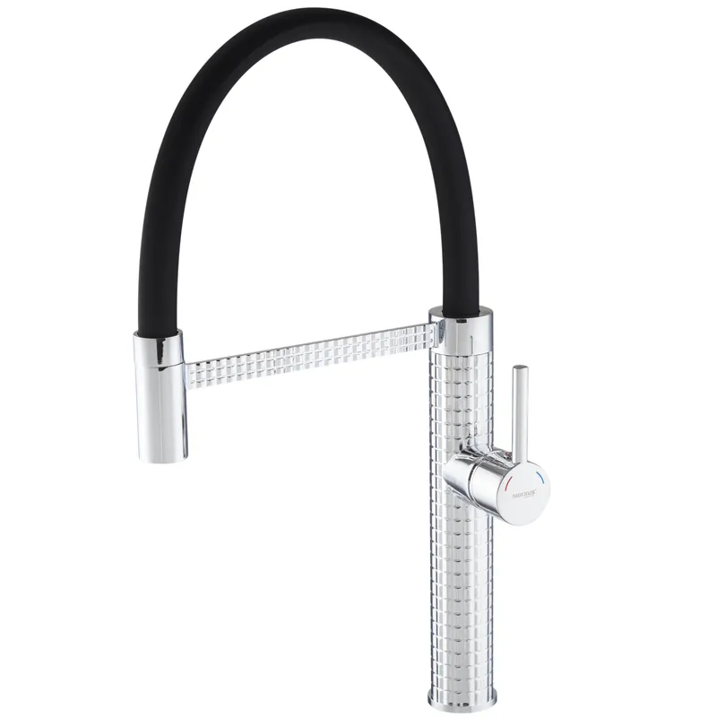 фото Змішувач для кухні Mixxus Premium Oliwer 017 REFL.BLACK (MI6965)