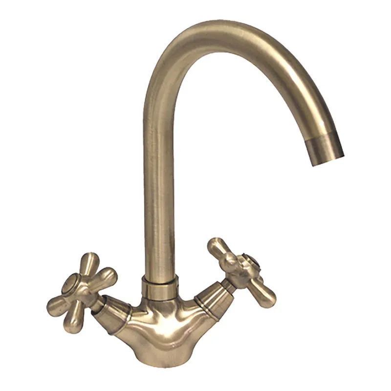 фото Смеситель для кухни Haiba Dominox 275 бронзовый (HB0089)