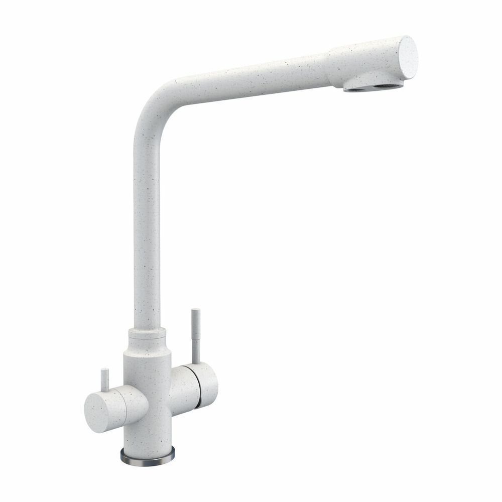 фото Змішувач під фільтр Platinum KT 8201 (8626) Білий в крапку