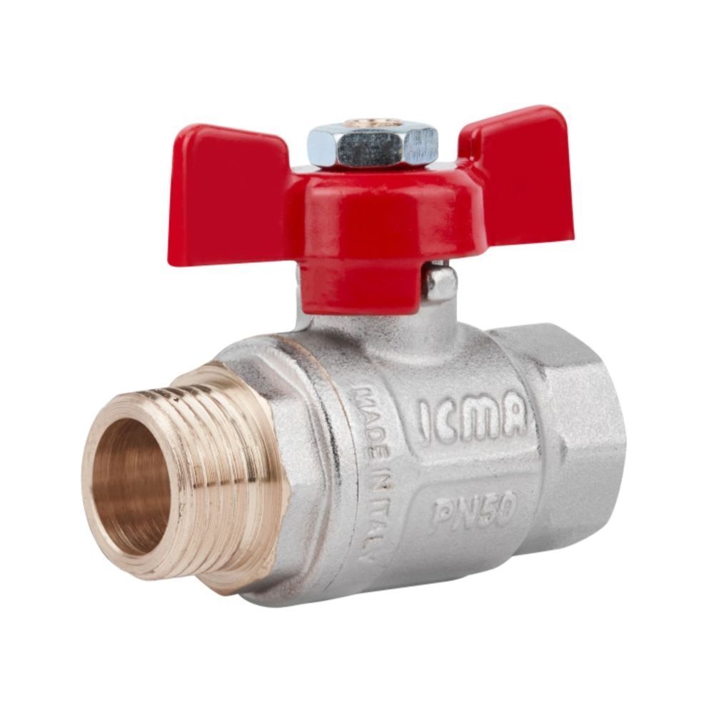 фотографія Кран кульовий Icma 1/2" прямий №351