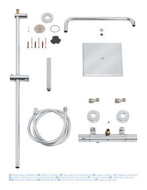 фото Душова система з термостатом для душа Grohe Euphoria System (26187000)