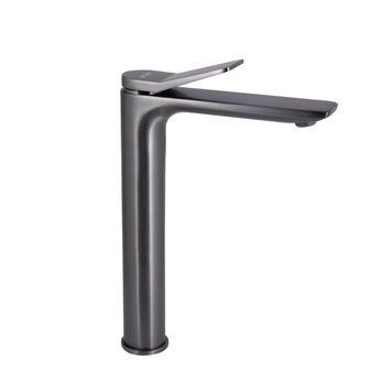 фотографія Змішувач для раковини Qtap Presto високий QTPRE269GRP45582 Graphite