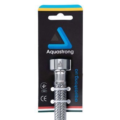 фото Шланг для змішувача Aquastrong SILICONE M10Х1/2'' 50 СМ SET (AS22100-S)