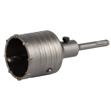 фото Коронка по бетону &Oslash;65&times;70мм 8 зубців + хвостовик 110мм SDS-plus GRAD (1514365)
