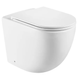фото Унітаз підлоговий безбачковий MIXXUS PREMIUM ELLIPSE-0701-T1 570х365х410mm система змиву TORNADO 1.0 (MP6593)