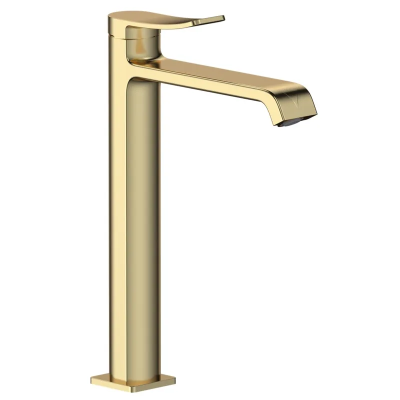фото Змішувач для умивальника Mixxus Premium DALI 001 NUT HIGH Brushed Gold (MI6763)