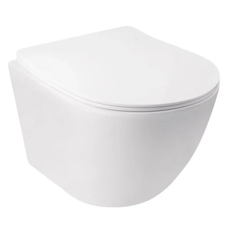 фото Унітаз підвісний Mixxus ELLIPSE-0306-R 520x360x365mm, система змиву RIMLESS (MI6708)