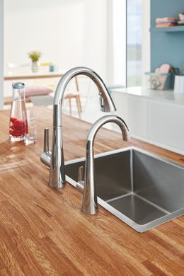 фото Змішувач для кухні з висувним виливом Grohe Zedra (32294002)