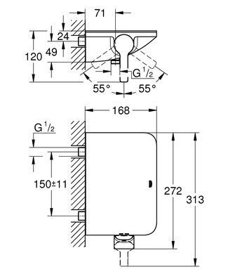 фотографія Змішувач для душу Grohe Lineare New (33865001)