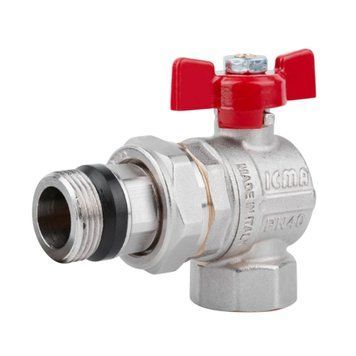 фото Кран шаровой Icma FAR. ROSSA 3/4" угловой №362