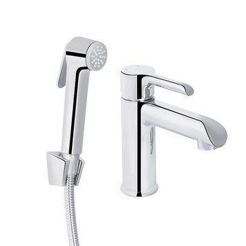 фотографія Змішувач для раковини Qtap Grand (з гігієнічним душем) QTGRA272CRM45670 Chrome