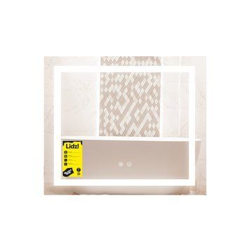фото Зеркало Lidz Kubis (KU1) 700х600 с LED-подсветкой Touch, с антизапотеванием, с диммером, рег. яркости LDKU60070049285