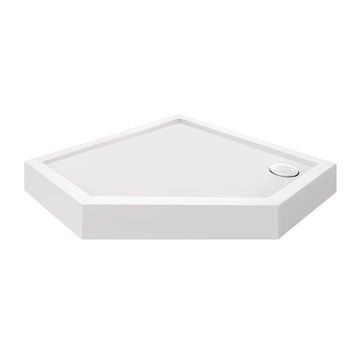 фотографія Душовий піддон Qtap Diamond 301112 100x100x12 см + сифон