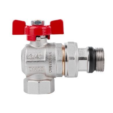 фото Кран шаровой Icma FAR. ROSSA 3/4" угловой №362
