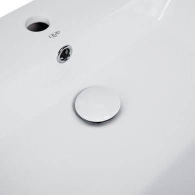 фотографія Раковина Qtap Virgo 600x420x140 White з донним клапаном QT18112253W