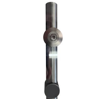 фото Двері у нішу розсувні KOER SR SD06-140x220-TR-07 прозоре скло EASY CLEAN 8мм графіт (KR5369)