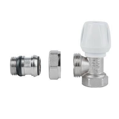 фото Кран радиаторный Icma 1/2" с антипротечкой угловой №803+940