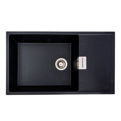 фотографія Гранітна мийка для кухні VALESO 8650 DIAMOND матовий Титан