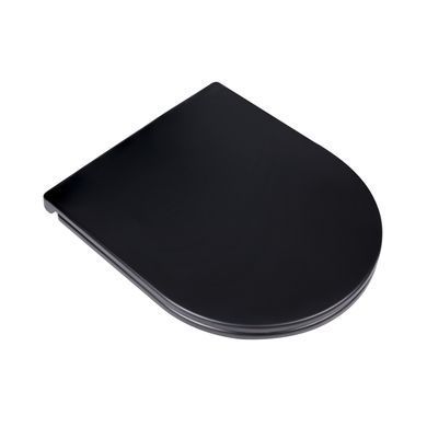 фото Унитаз подвесной Qtap Virgo безободковый с сиденьем Soft-close QT1833051ERMB