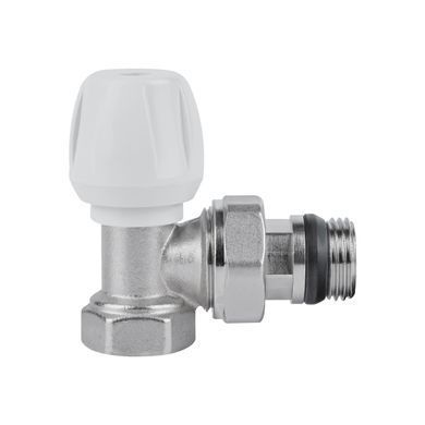 фото Кран радиаторный Icma 1/2" с антипротечкой угловой №803+940