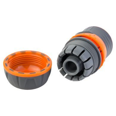 фотографія Конектор 1/2" швидкознімний для шланга 3/4" з замком (ABS+TPR) FLORA (5015484)
