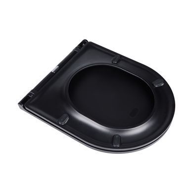 фото Унитаз подвесной Qtap Virgo безободковый с сиденьем Soft-close QT1833051ERMB