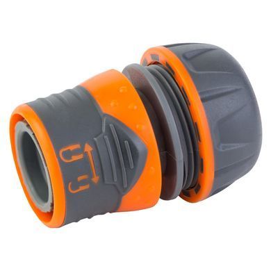фотографія Конектор 1/2" швидкознімний для шланга 3/4" з замком (ABS+TPR) FLORA (5015484)