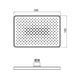 Лейка для верхнего душа Qtap Hlavova 280x190 мм прямоугольная QTHLA107CRM45946 Chrome