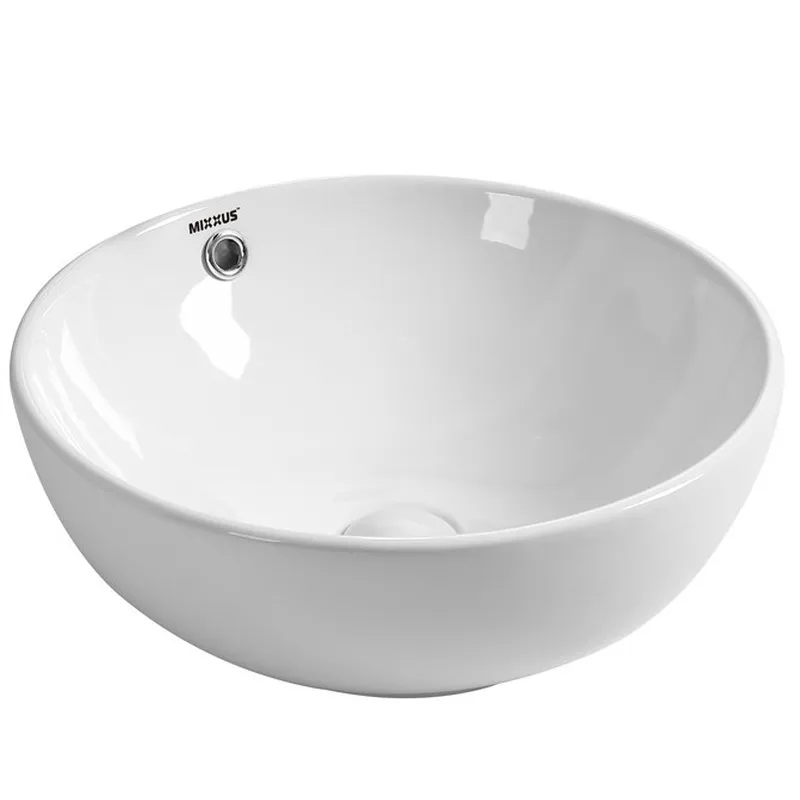 фото Раковина накладна Mixxus Premium ELLIPSE-0205 430х430х150mm з переливом (MP6530)